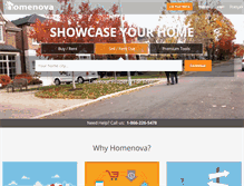 Tablet Screenshot of homenova.com